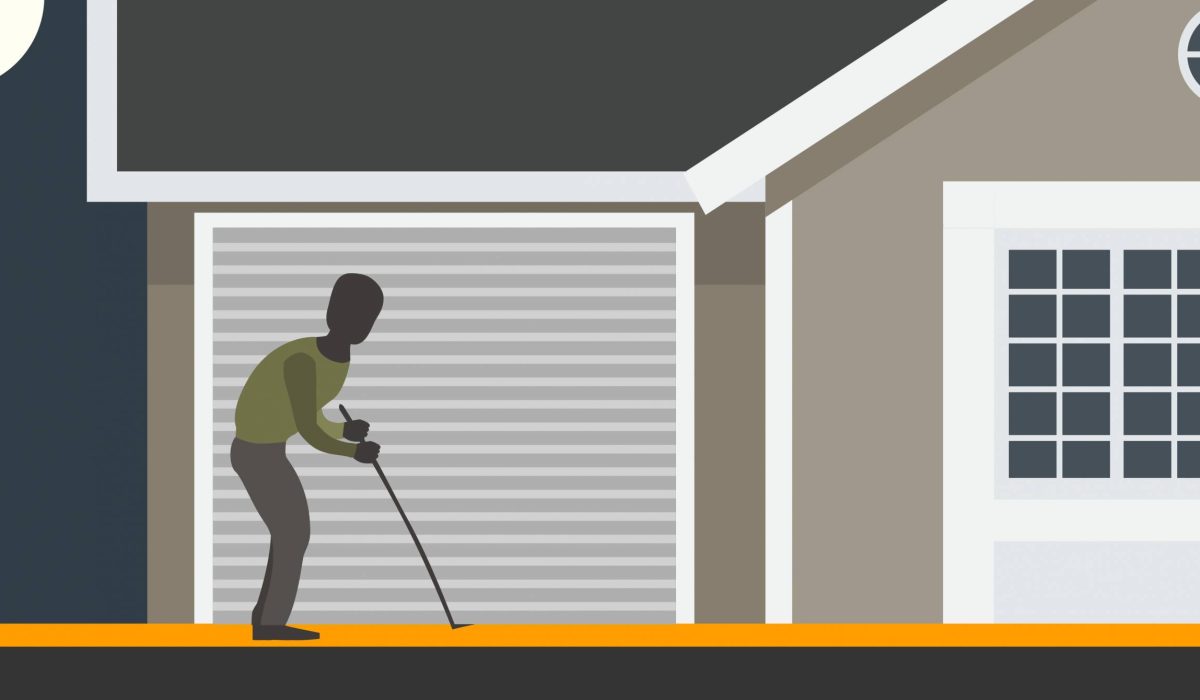 How to secure a garage door