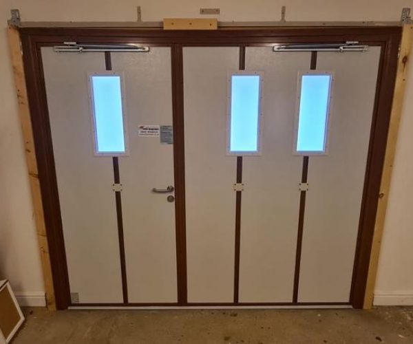 Timber Garage Doors with Pedestrian Access 5