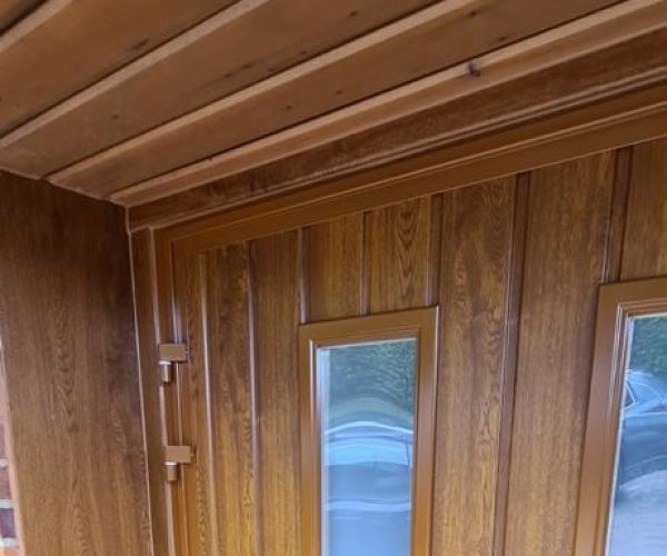 Timber Garage Doors with Pedestrian Access 4