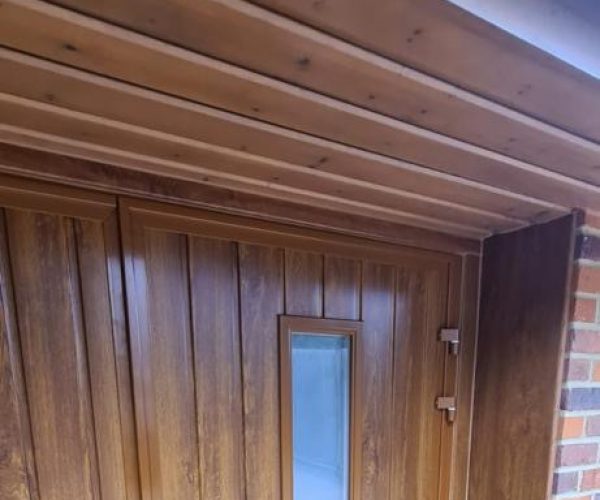 Timber Garage Doors with Pedestrian Access 6