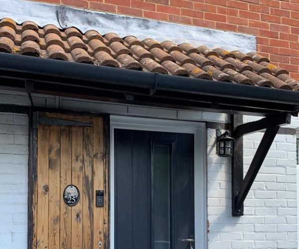 Matching Grey Front & Garage Door 3