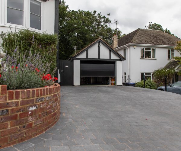 Black Sectional Garage Door 2