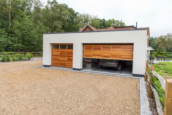 Sectional Timber Garage Door