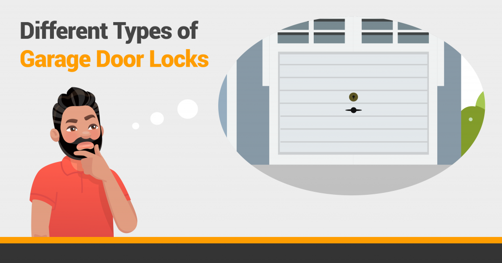 Different types of garage door locks