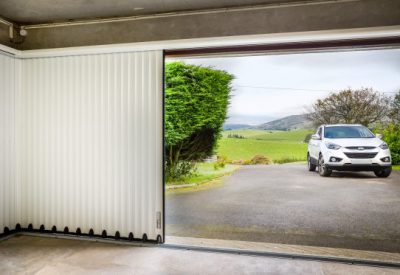 Sliding garage doors