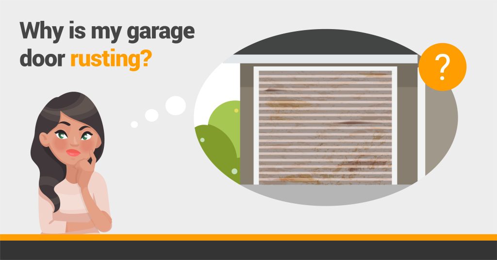 Why is my garage door rusting?