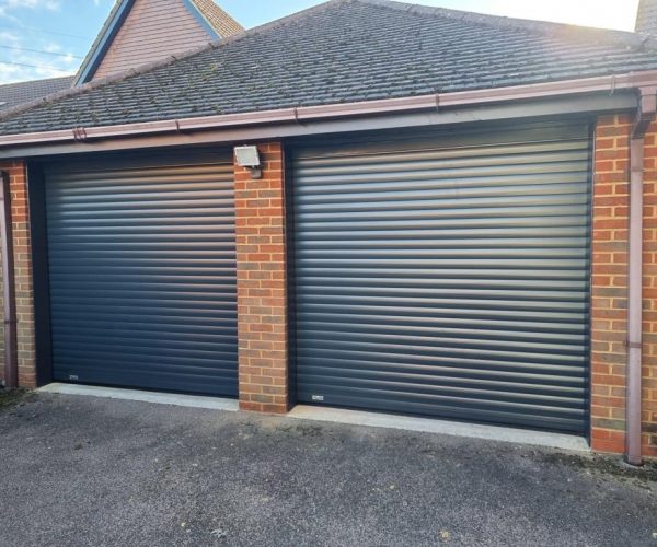 Matching Grey Roller Garage Doors 3