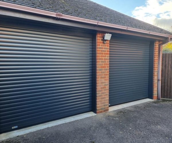 Matching Grey Roller Garage Doors 2