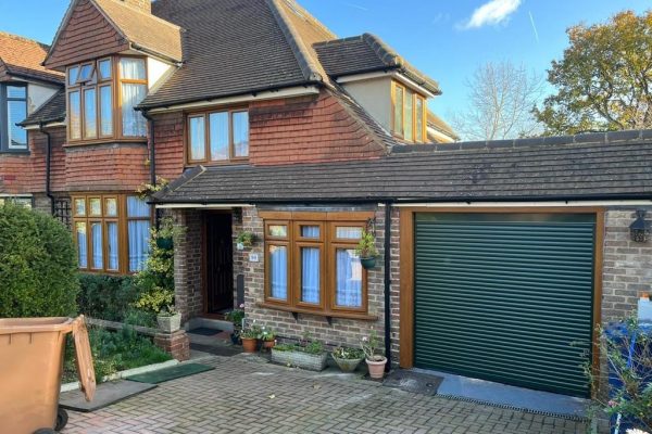Green Roller Garage Door