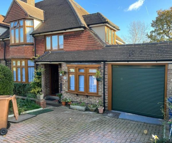 Green Roller Garage Door 3