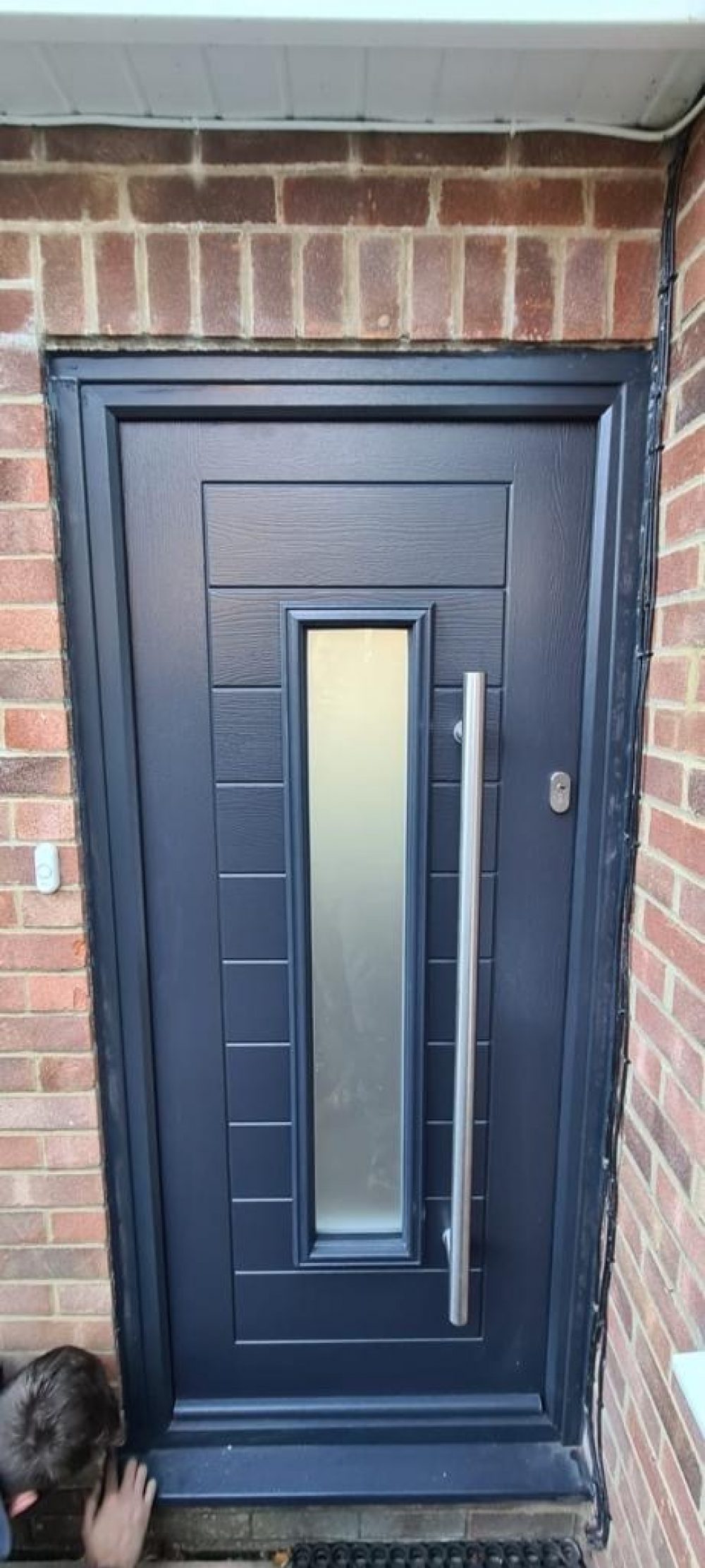 Black composite Front Door 1