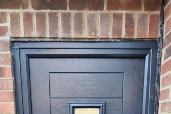 Black composite Front Door