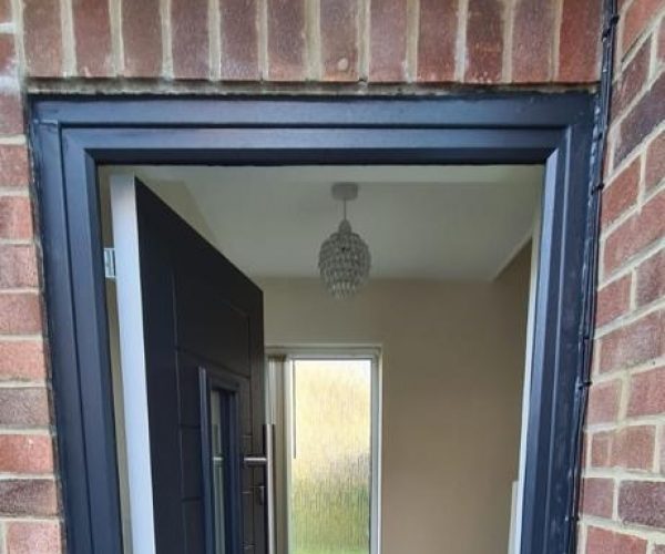 Black composite Front Door 4