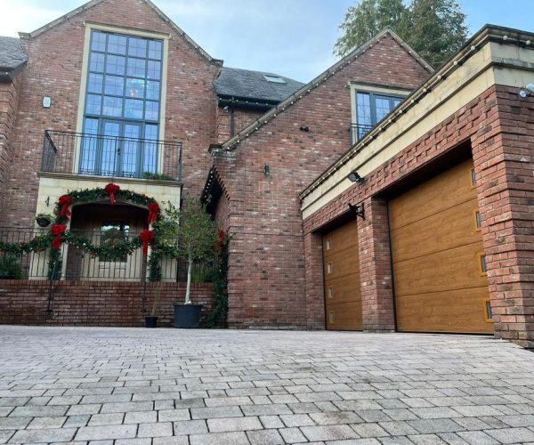 Two Timber Effect Sectional Garage Doors 3