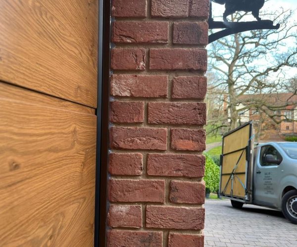 Two Timber Effect Sectional Garage Doors 5