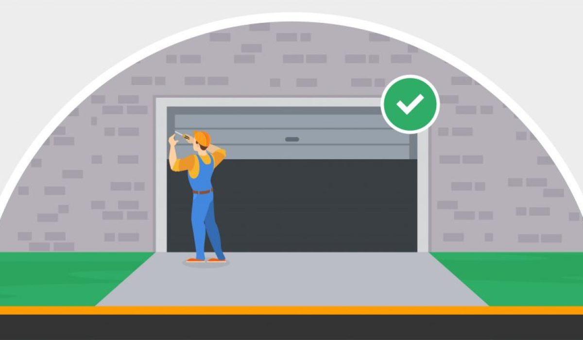 Repairing manual garage that doesn't open correctly