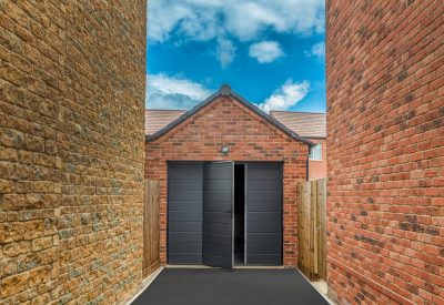 Wicket garage doors