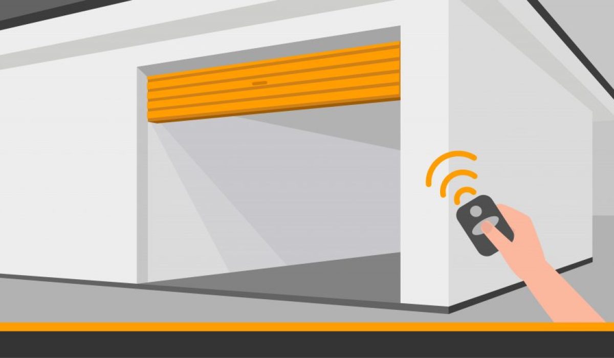 Automating a roller garage door