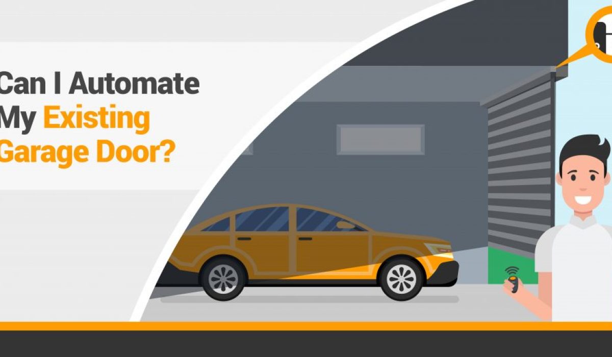 Can I automate my existing garage door?