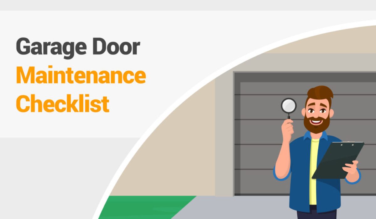 Garage door maintenance checklist