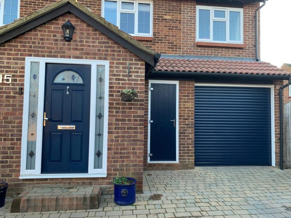 Matching Garage Door, Side Door and Front Door 1