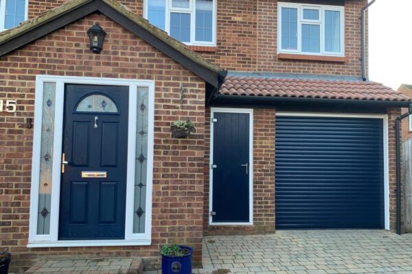 Matching Garage Door, Side Door and Front Door
