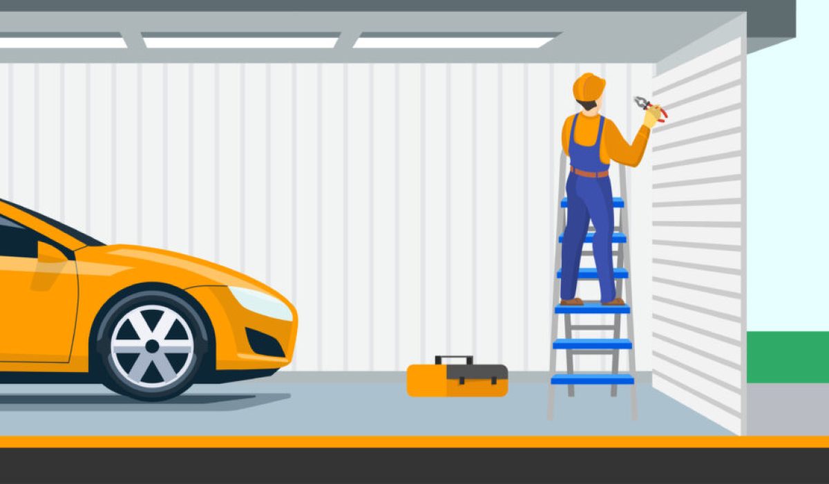 How to fix a garage door that keeps stopping