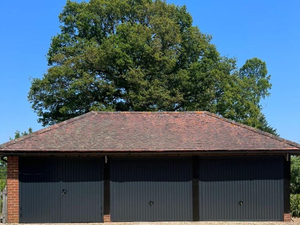 Triple Garage Door Installation 2