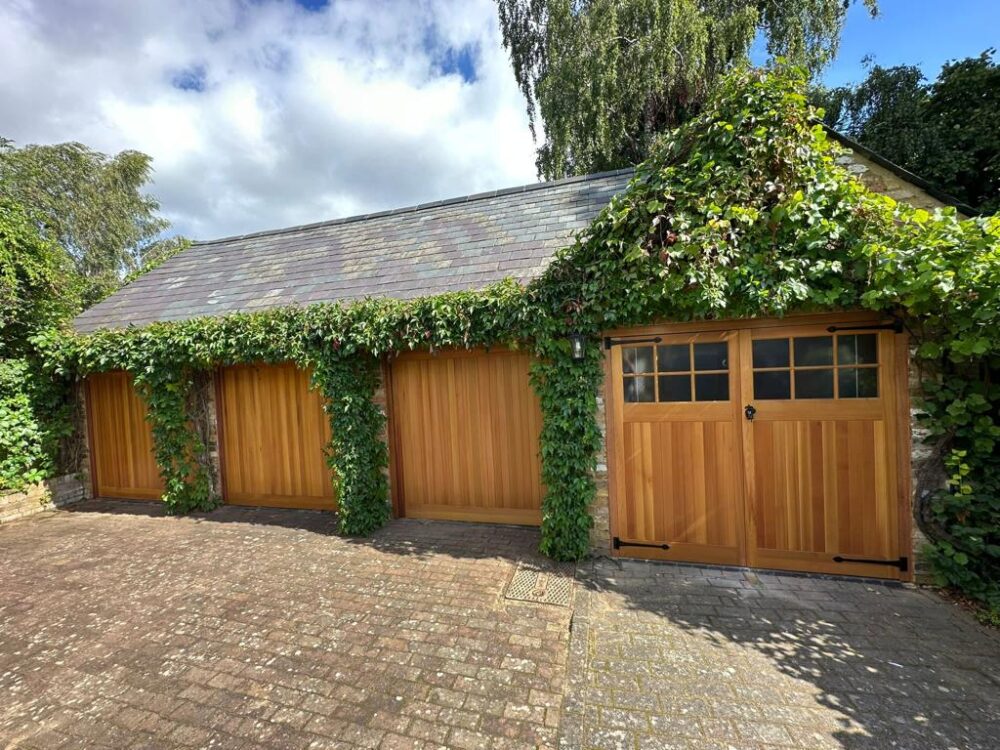 Matching Timber Garage Doors 1