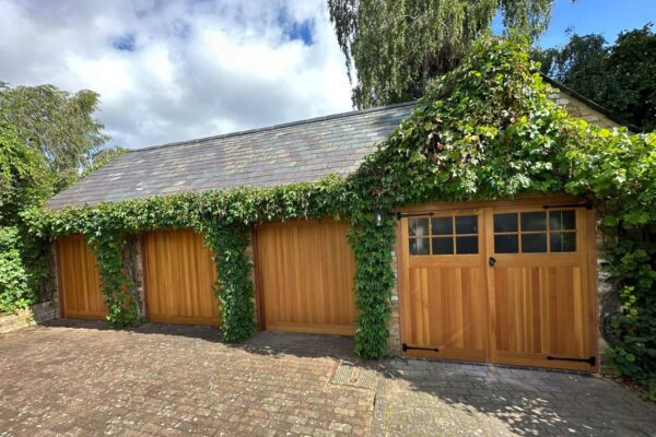 Matching Timber Garage Doors