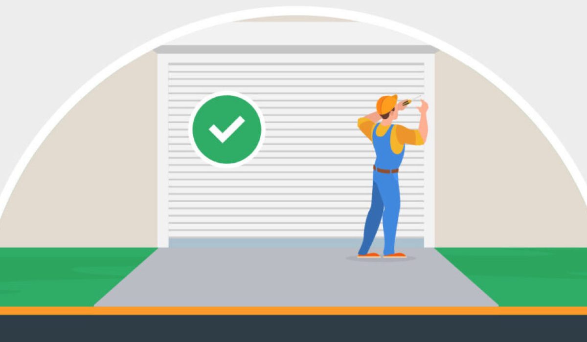 Can a garage door dent be repaired?