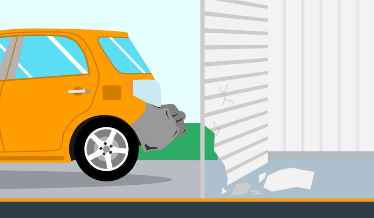 Common issues caused by driving into your garage door