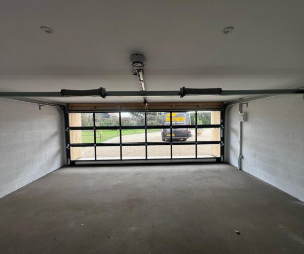 Double Glass Garage Door fitted 4