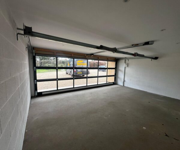 Double Glass Garage Door fitted 2