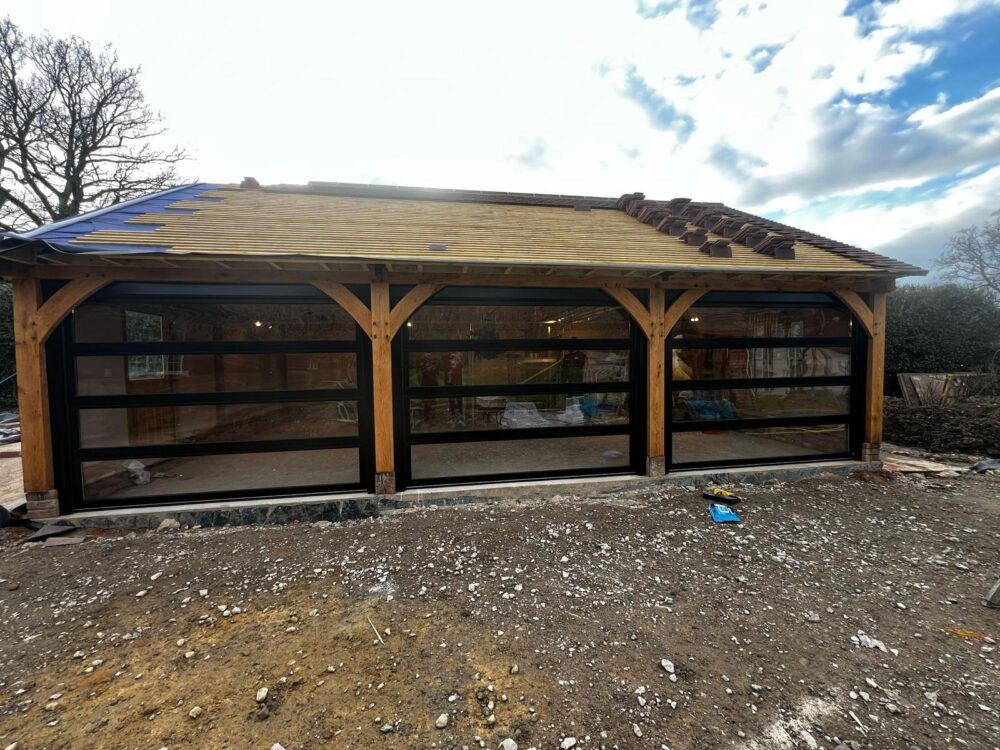 Triple Glass Garage Door 1