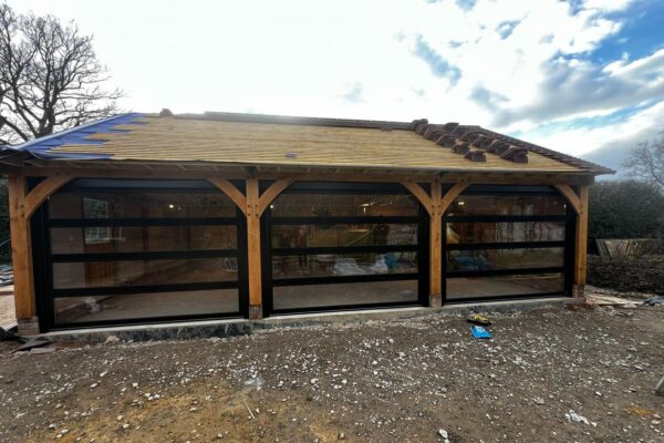Triple Glass Garage Door