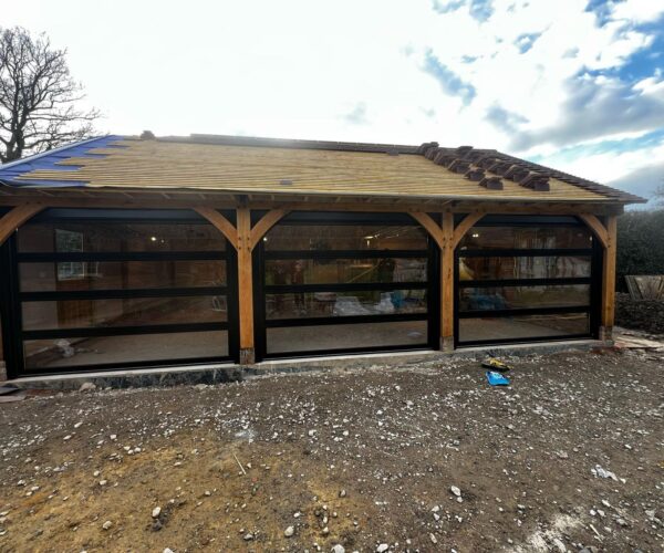 Triple Glass Garage Door 5