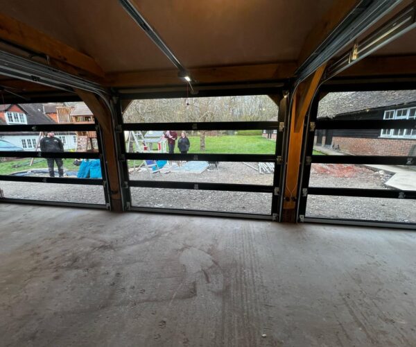 Triple Glass Garage Door 3