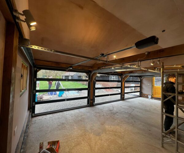 Triple Glass Garage Door 2