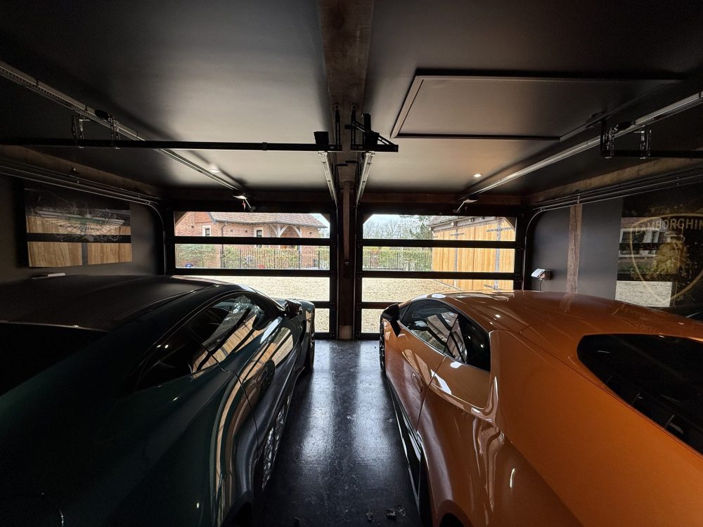 Glass Garage Door Installation 3